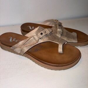 Very G Toe Thong Sandals Braided‎ Strap Casual Comfort Slides Size 8